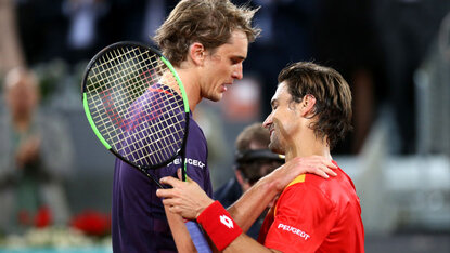 Alexander Zverev hat seinen jetzigen Coach David Ferrer in die Rente geschickt Alexander Zverev hat seinen jetzigen Coach David Ferrer in die Rente geschickt
