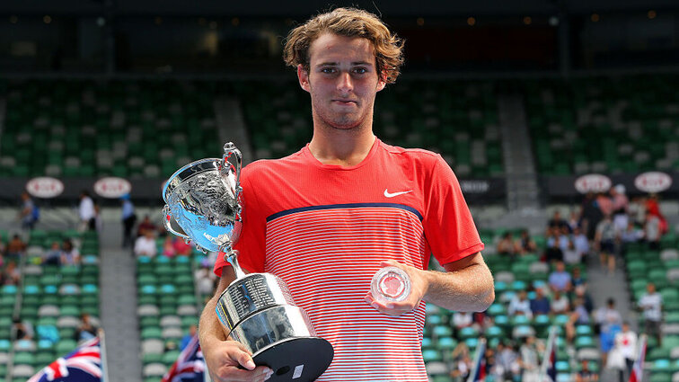 Ex-Junioren-Grand-Slam-Sieger Oliver Anderson tauchte plötzlich wieder auf der Profi-Tour auf. Ex-Junioren-Grand-Slam-Sieger Oliver Anderson tauchte plötzlich wieder auf der Profi-Tour auf.