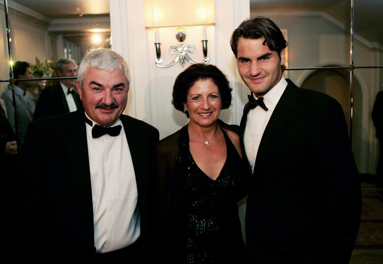 Robert, Lynette and Roger Federer