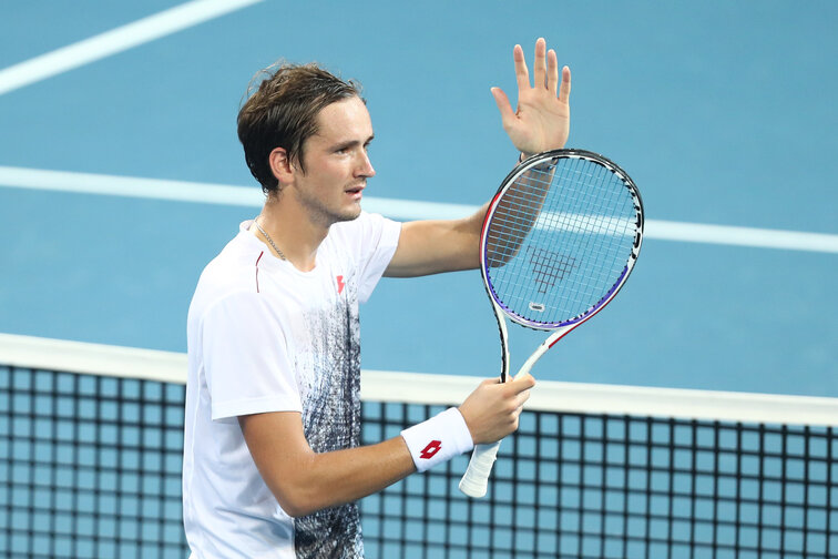 Daniil Medvedev spielt in Brisbane um den Titel