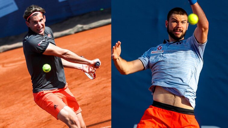Dominic Thiem trifft heute auf Jurij Rodionov Dominic Thiem trifft heute auf Jurij Rodionov