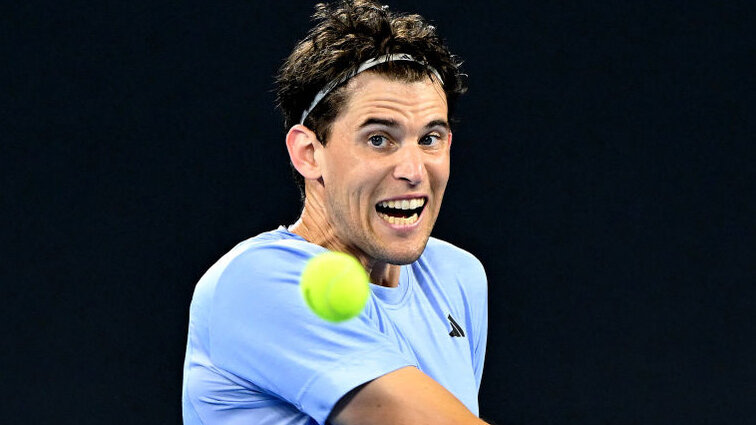 Dominic Thiem am Dienstag in Brisbane