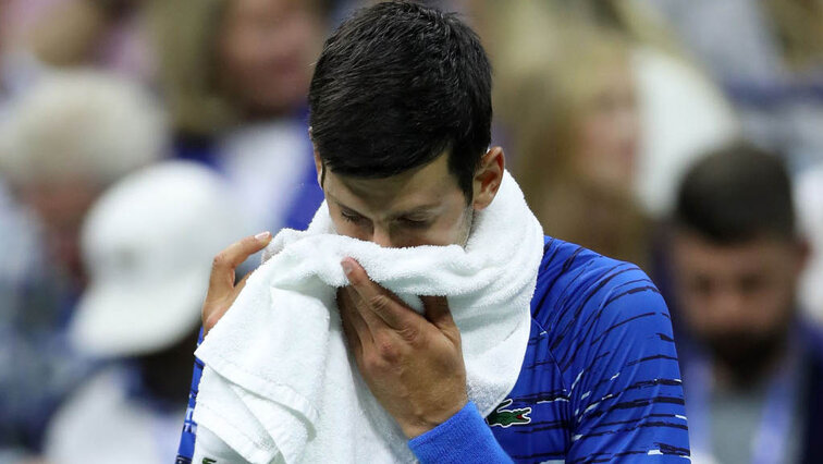 Novak Djokovic musste in New York aufgeben