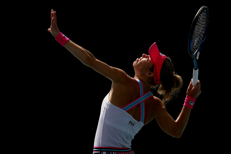 Laura Siegemund is in round two in Madrid