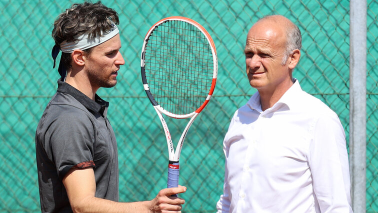 Dominic Thiem und Herwig Straka gehen getrennte Wege Dominic Thiem und Herwig Straka gehen getrennte Wege