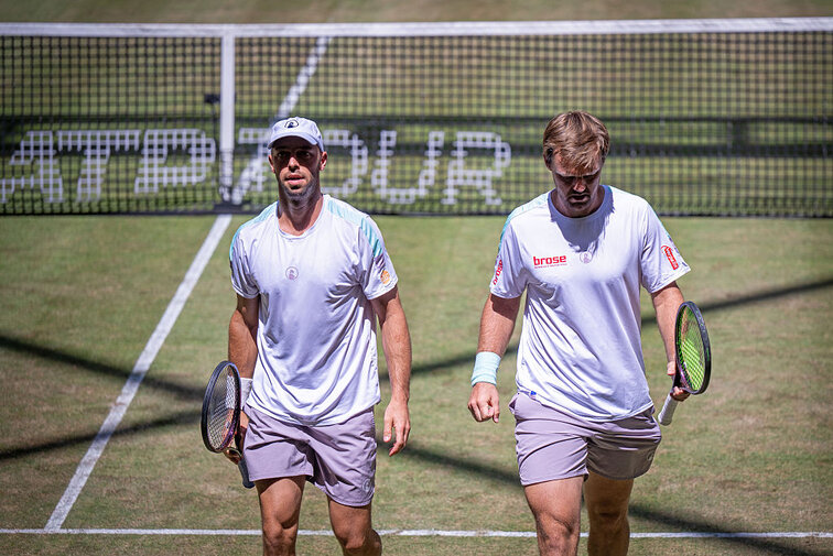 Für Tim Pütz (l.) und Kevin Krawietz war im Halbfinale Schluss Für Tim Pütz (l.) und Kevin Krawietz war im Halbfinale Schluss