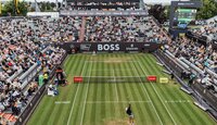 Der Center Court in Stuttgart war am Donnerstag gut besucht Der Center Court in Stuttgart war am Donnerstag gut besucht