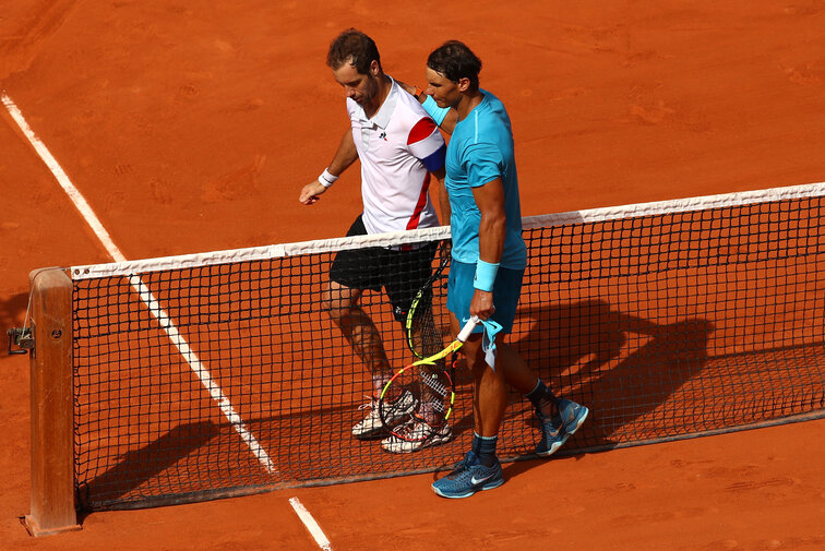 Rafael Nadal faces Richard Gasquet in the second round of the French Open