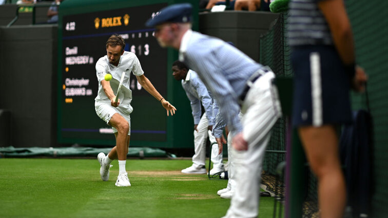 Daniil Medvedev wird in Wimbledon nun noch mehr Platz haben Daniil Medvedev wird in Wimbledon nun noch mehr Platz haben