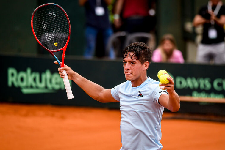 Sebastian Baez sorgte beim Davis Cup für den entscheidenden Punkt gegen Kasachstan