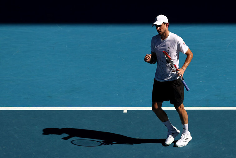 Dominic Thiem bei den Australian Open in Melbourne