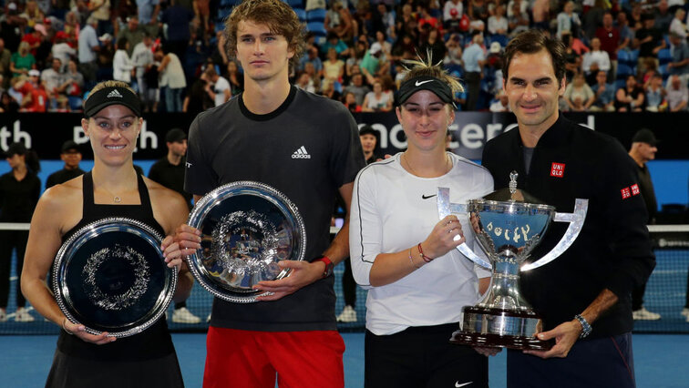 Mindestens zwei dieser vier Finalteilnehmer werden beim Hopman Cup 2023 fehlen ...