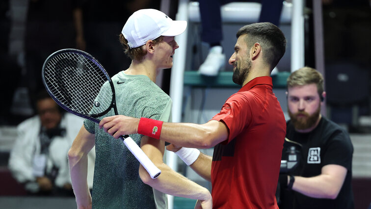 Novak Djokovic und Jannik Sinner