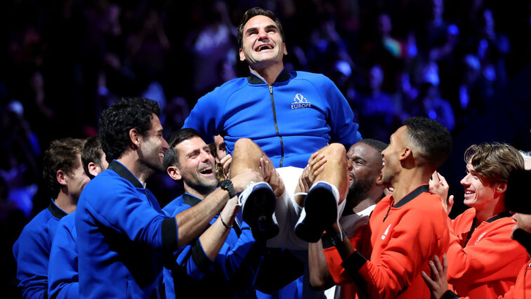 Abschied von Roger Federer - Die Bühne hätte nicht größer sein können Farewell to Roger Federer - The stage could not have been bigger