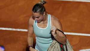 Aryna Sabalenka am Samstag in Rom