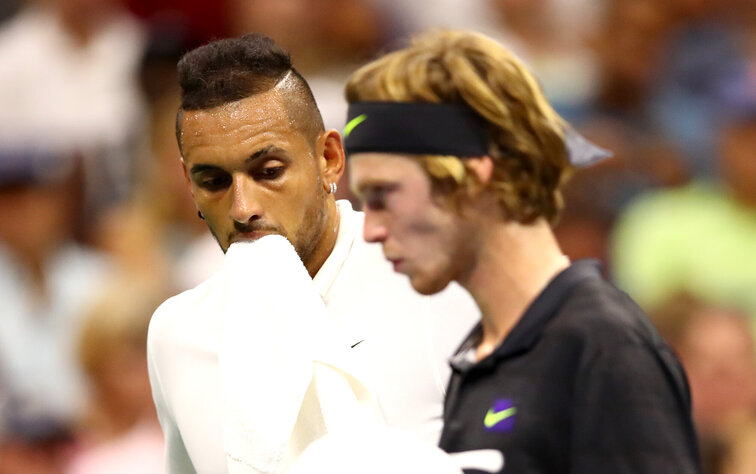 Nick Kyrgios, Andrey Rublev Nick Kyrgios, Andrey Rublev