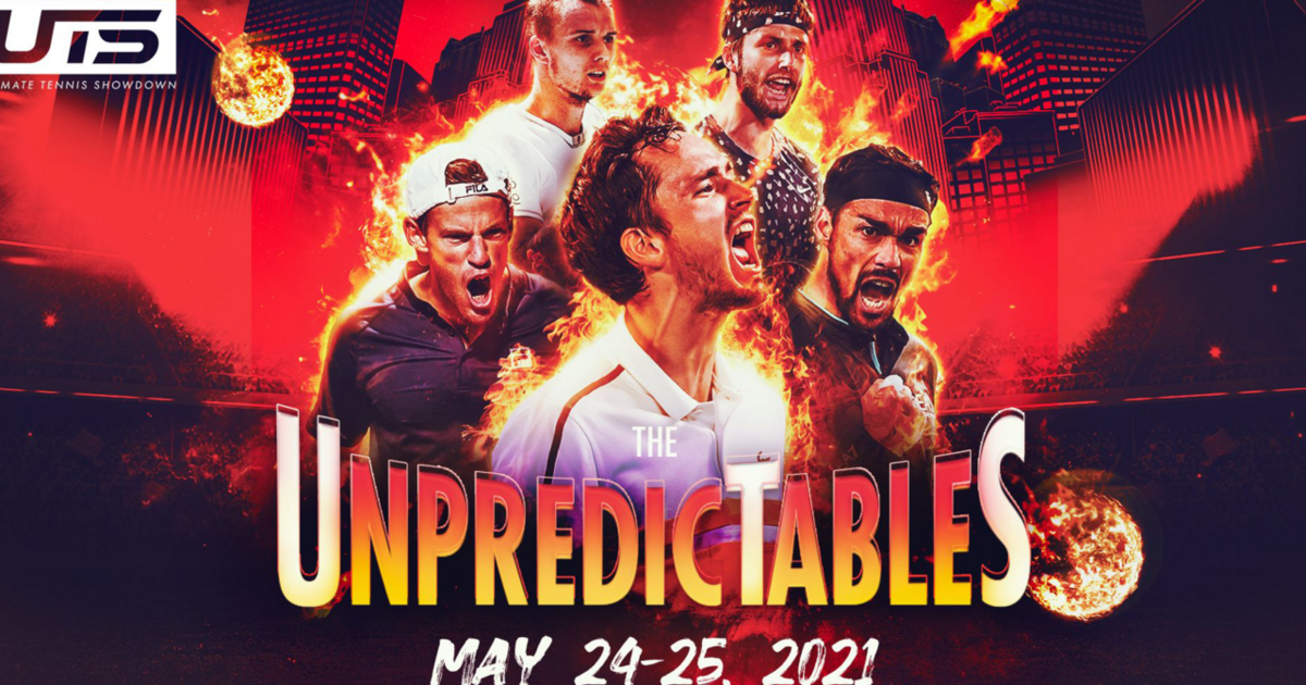 Ultimate Tennis Showdown 2021 Medvedev, Schwartzman, Fognini am Start