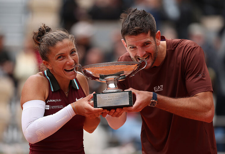 Pure Freude: Sara Errani und Andrea Vavassori Pure Freude: Sara Errani und Andrea Vavassori