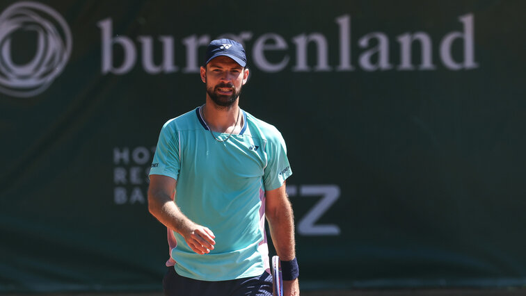 Jurij Rodionov eröffnet mit dem ersten Einzel das Duell gegen Ungarn.