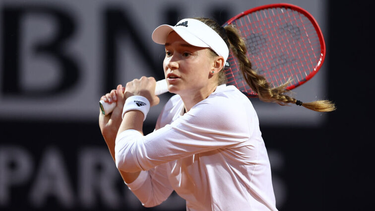 Elena Rybakina was also unstoppable in Rome by Jelena Ostapenko.