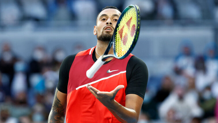 Nick Kyrgios entertained himself and his fans well on Tuesday