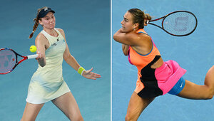 Elena Rybakina und Aryna Sabalenka spoielen heute in Melbourne um den Titel