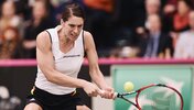 Andrea Petkovic hat sich in Braunschweig mit Aryna Sabalenka gemessen