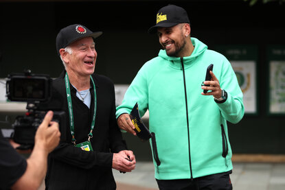 John McEnroe, Nick Kyrgios John McEnroe, Nick Kyrgios