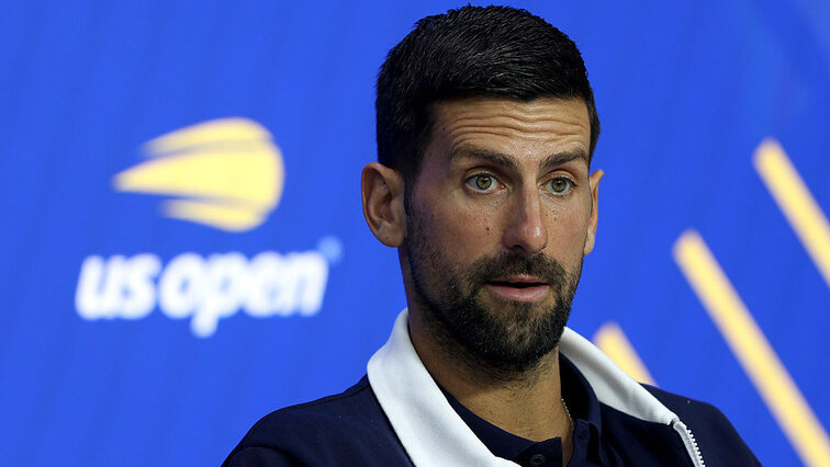 Novak Djokovic am Freitag in New York City