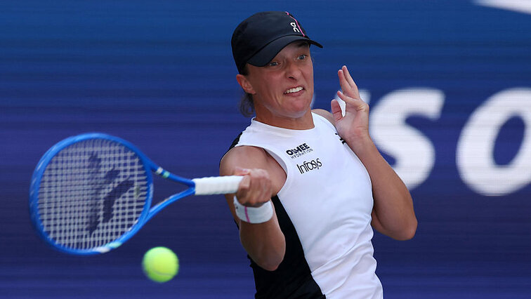 Iga Swiatek hat am Dienstag wieder einmal Kurzarbeit verrichtet Iga Swiatek hat am Dienstag wieder einmal Kurzarbeit verrichtet