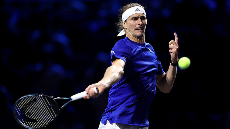 Alexander Zverev beim Laver Cup in London