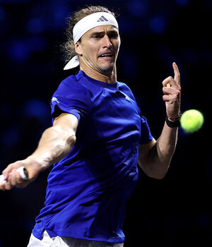 Alexander Zverev beim Laver Cup in London
