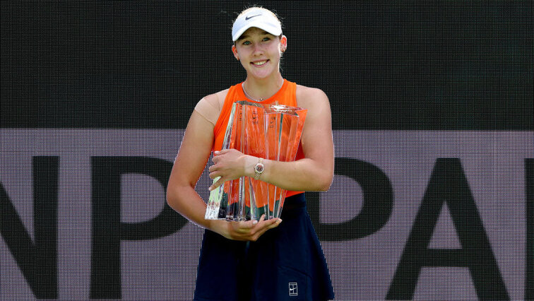 Die Leistungen von Mirra Andreeva beim 1000er-Turnier in Indian Wells hatten absolutes Major-Format. Getty Images