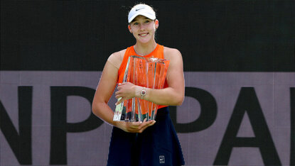 Die Leistungen von Mirra Andreeva beim 1000er-Turnier in Indian Wells hatten absolutes Major-Format. Getty Images