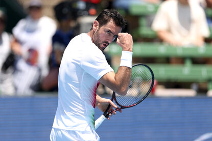 Großer Jubel bei Marin Cilic Großer Jubel bei Marin Cilic