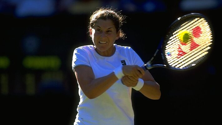 Monica Seles feierte ihre Erfolge mit Yonex-Rackets.