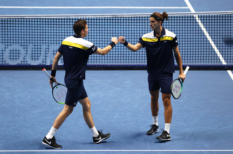Pierre-Hugues Herbert und Nicolas Mahut stehen bei den ATP Finals im Endspiel Pierre-Hugues Herbert and Nicolas Mahut are in the final of the ATP Finals