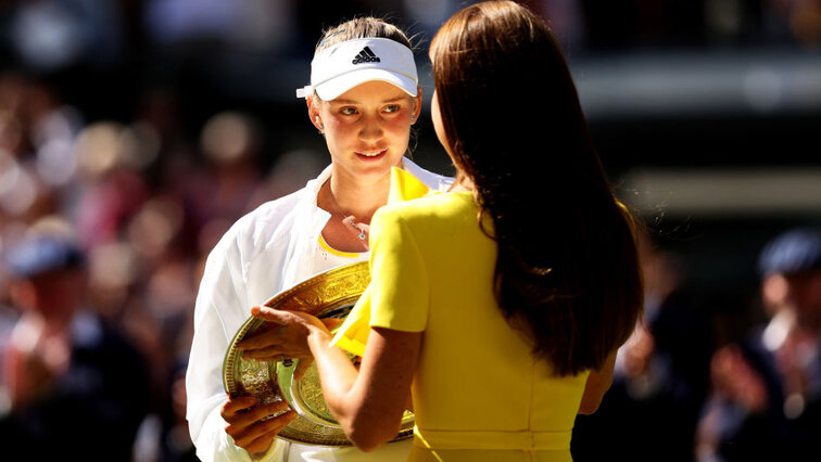 Elena Rybakina am Samstag in Wimbledon