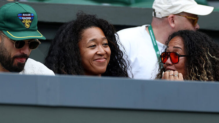 Naomi Osaka hat am Dienstag bei Taylor Townsend vorbei geschaut Naomi Osaka hat am Dienstag bei Taylor Townsend vorbei geschaut