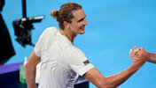 Alexander Zverev trifft am Donnerstag wohl auf Stefanos Tsitsipas