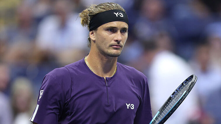 Alexander Zverev am Dienstagabend in Flushing Meadows Alexander Zverev am Dienstagabend in Flushing Meadows