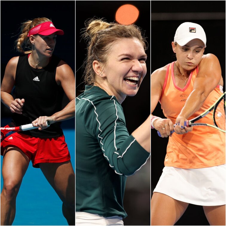 Angelique Kerber, Simona Halep and Ashleigh Barty are preparing for the Australian Open this week