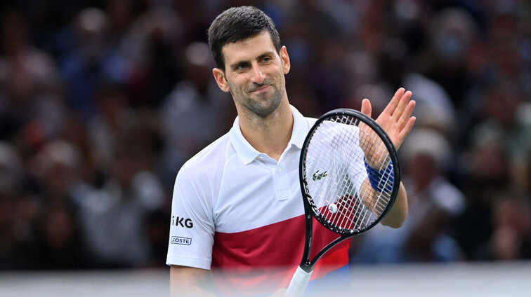 Applause for Novak Djokovic