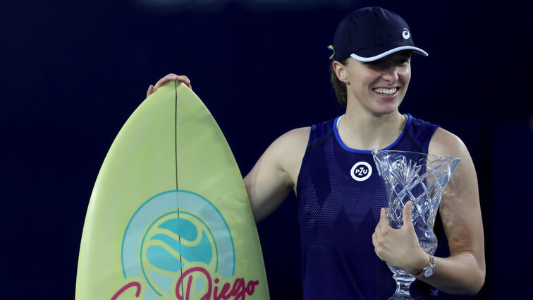 Iga Swiatek surft nicht nur auf der Erfolgswelle