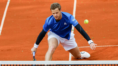 Yannick Hanfmann steht in München im Achtelfinale Yannick Hanfmann steht in München im Achtelfinale