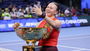 Amanda Anisimova vor ein paar Tagen in Peking