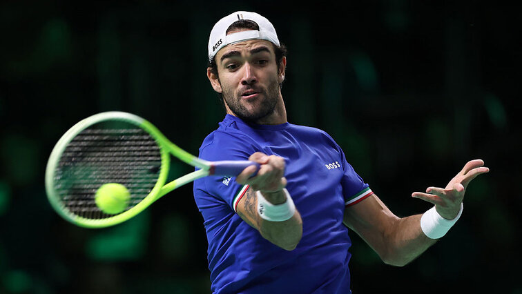 Matteo Berrettini hat bei der Finalrunde des Davis Cups 2025 all seine Matches gewonnen Matteo Berrettini hat bei der Finalrunde des Davis Cups 2025 all seine Matches gewonnen