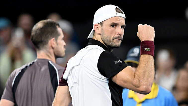 Mit einer Energieleistung besiegte Grigor Dimitrov den ehemaligen Weltranglistenersten Andy Murray.