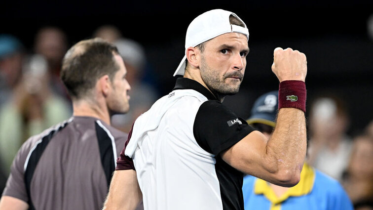 Mit einer Energieleistung besiegte Grigor Dimitrov den ehemaligen Weltranglistenersten Andy Murray. Mit einer Energieleistung besiegte Grigor Dimitrov den ehemaligen Weltranglistenersten Andy Murray.