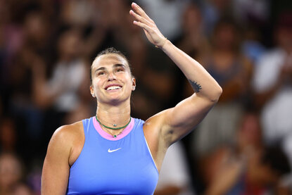 Aryna Sabalenka triumphierte in Brisbane Aryna Sabalenka triumphierte in Brisbane